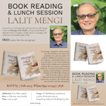 ‘Musings of the Mind’ Book Reading and Lunch Session with Lalit Mengi